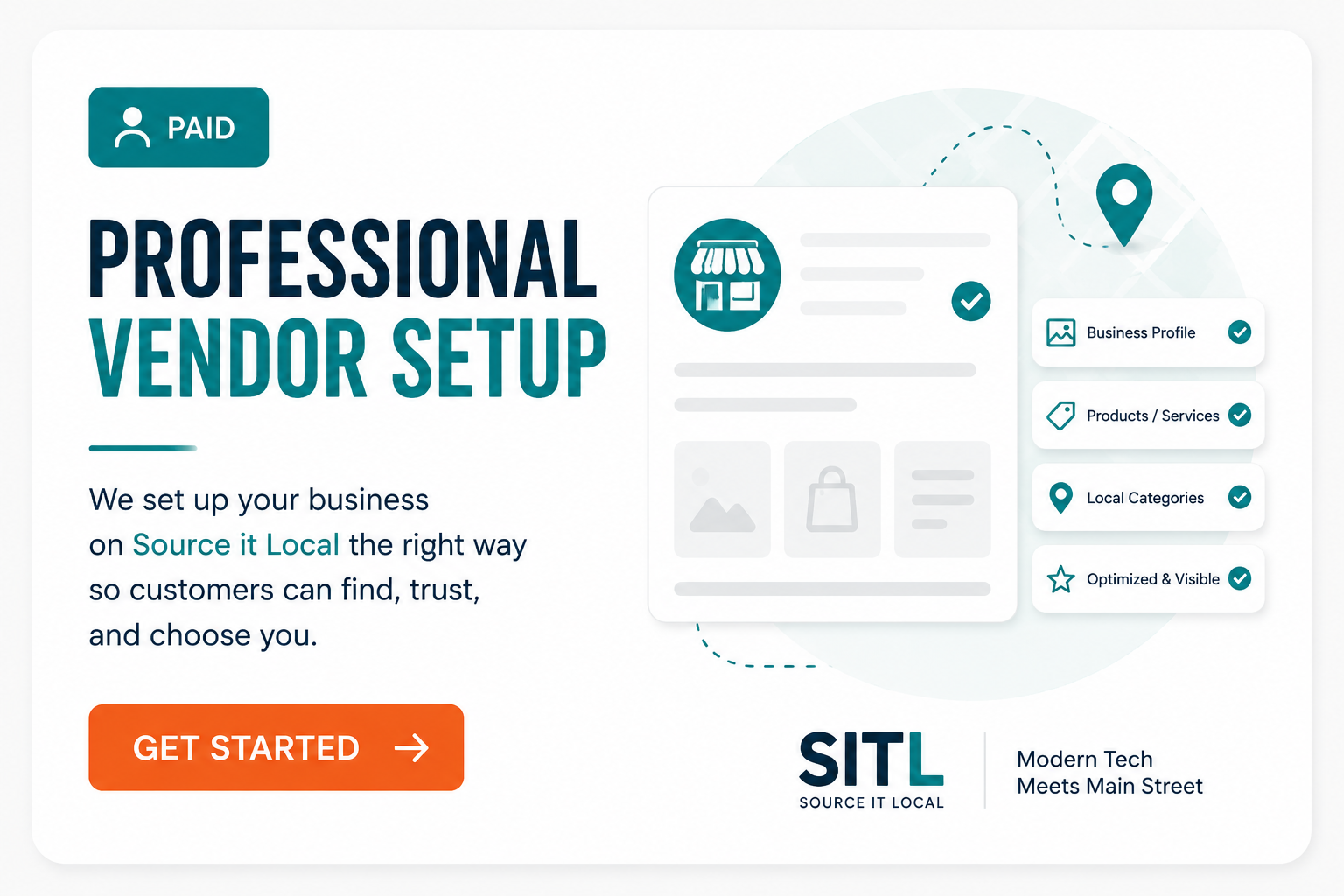 Professional Vendor setup