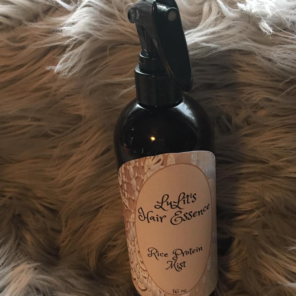 LuLit's 16oz Rice Protein Mist w/ trigger sprayer