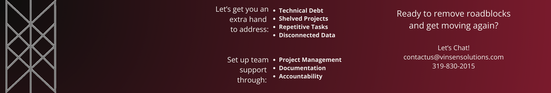 Vinsen Solutions, LLC banner
